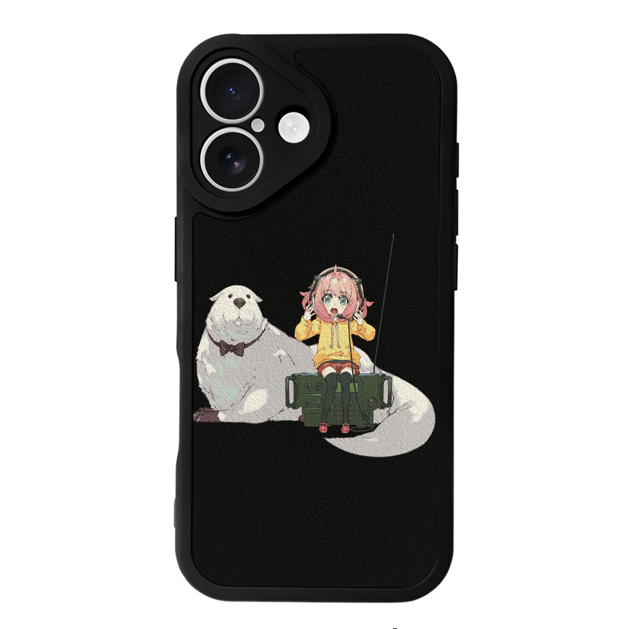 （画像用） SPY×FAMILY间谍家家酒 【iPhone 16シリーズ対応】シリコンスマホケース（レザー調） 材質：シリコン